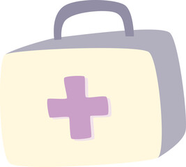 Obraz premium Medical first aid kit illustration