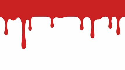 Bold red paint drips across a white background, creating a dramatic abstract design element for art, media, and branding projects