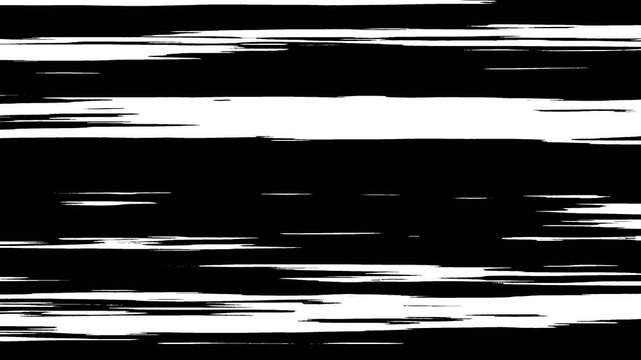 コミック調流線。テレビノイズ、効果線。ループ。