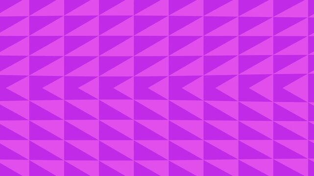 Dynamic purple geometric pattern creating an optical illusion of continuous motion within an abstract digital background, viewed directly.
