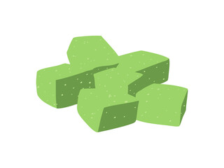 わらびもち 抹茶 主線なし