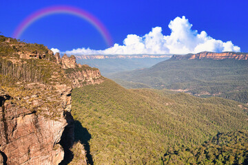 ブルーマウンテン国立公園のスリーシスターズの景観