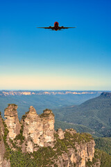 ブルーマウンテン国立公園のスリーシスターズの景観