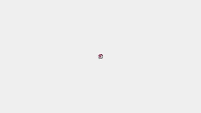 Kiribati map. Animated zoom into the country on the Globe in Pale Mint Dark Pink color palette. Country logo animation with round text and airplanes. Map with meridians, parallels. Classy video.
