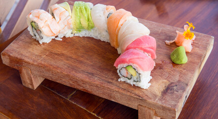 Rainbow Sushi Roll © InversedSlayer