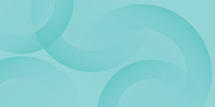 Abstract Background with 3d circle cyan papercut layer. design blue sky modern background. eps 10