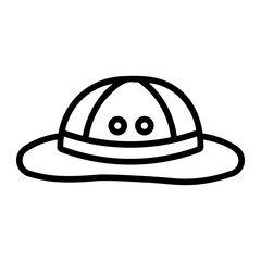 Fototapeta premium adventure Line Icon