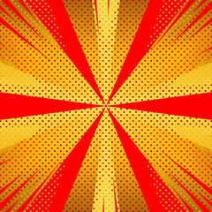 新年用アメコミ風背景(正方形)