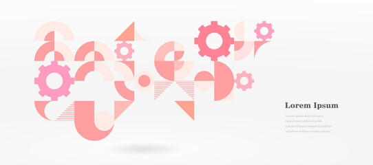 幾何学 抽象 サークル 歯車 テクノロジー 背景