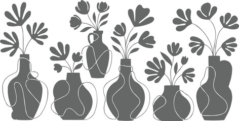 described showcases a striking black floral design set against a crisp white background, creating a strong contrast that highlights the intricacies of the artwork. The detailed depiction of leaves,  © Meshkat