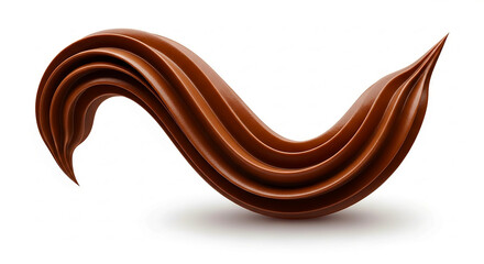 Chocolate Swirl Wave - Delicious Creamy Dessert Design