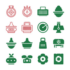 Green and red baby and nursery pacifier