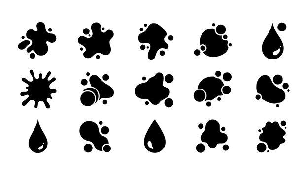 Minimal ink drop blot collection vector