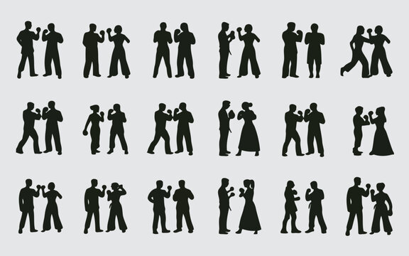 Sequential animation frames of a person performing a dynamic jumping jack exercise