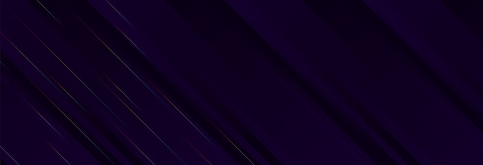 Abstract Dark Purple Background with Geometric Lines