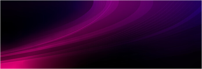 Abstract Flowing Wave Purple Gradient Background with Light Lines