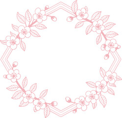 Cherry Flower Vector Design