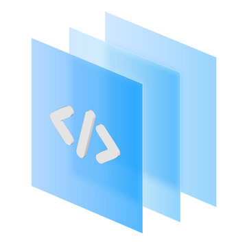 Isometric Glassmorphism Frosted UI Icon Sign and Symbol Design Illustrator Png Svg