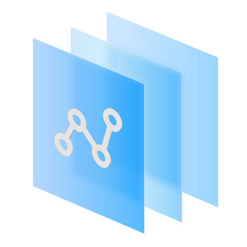 Isometric Glassmorphism Frosted UI Icon Sign and Symbol Design Illustrator Png Svg