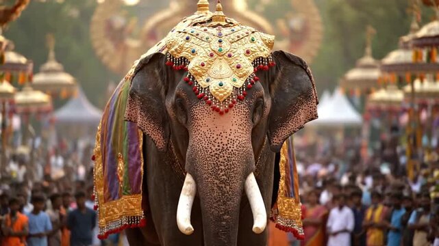 Traditional Festival Moment With Ceremonial Presence