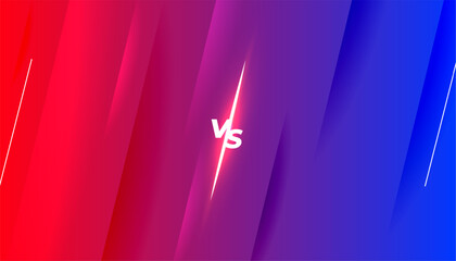 modern versus vs duel esport streamer banner design © starlineart