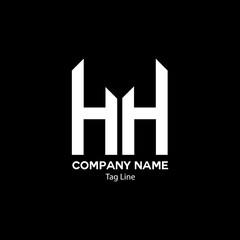 Fototapeta premium Unique HH Monogram Logos for Your Business