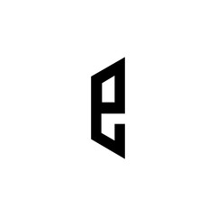 Obraz premium Creative Letter Logo Design for Modern Brands