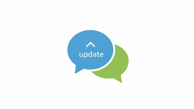 Update notification speech bubble icon.