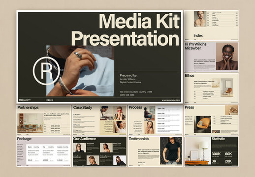Media Kit Presentation Template
