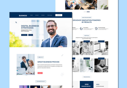 Business Landing Page