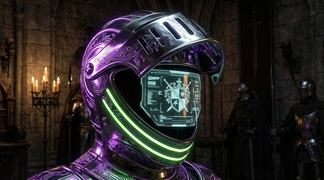 Cyber-Gothic: Future Medieval Knight