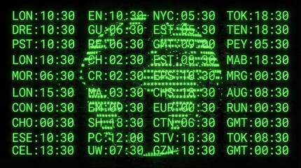 Obraz premium Technical Mono: Code Brutalist Interface