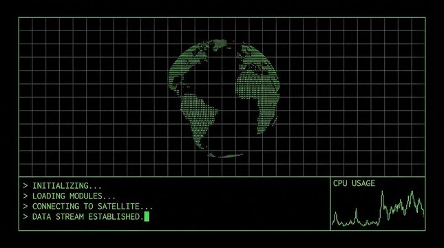 Technical Mono: Code Brutalist Interface