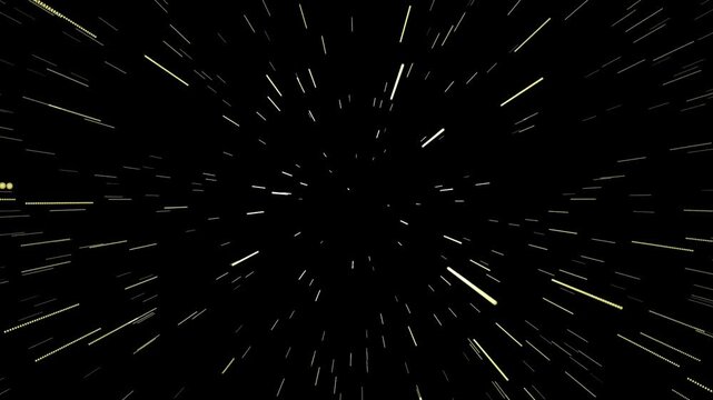 Abstract Warp Speed Tunnel Effect