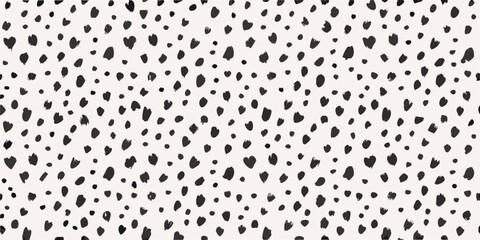 A dense pattern of irregular black spots on a white background © Sukla