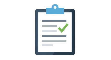 Compliance Checklist &ndash; Flat Minimal Vector Illustration