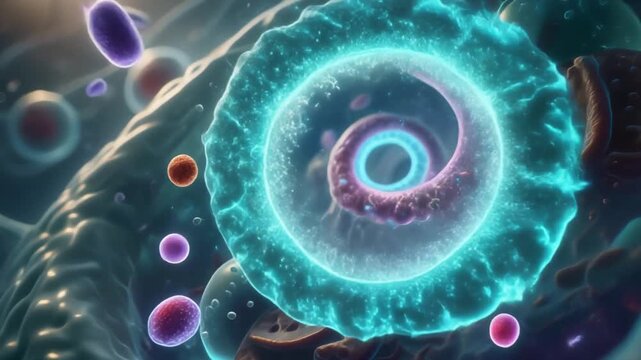 Cellular Autophagy Process Initiated by Bioelectric Wave Sweeping Across Neural Structures