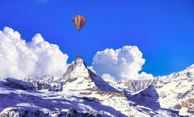 厳冬期のツェルマットリゾートの絶景