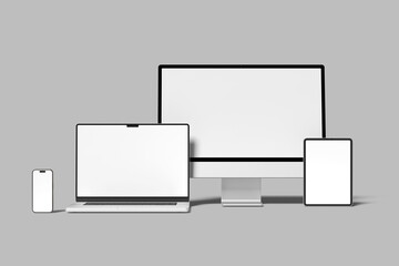 Multi Devices Blank Mockup Scene Creator