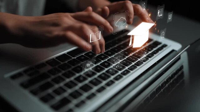 Online learning system combining digital education, e-learning, and virtual classroom to enhance learning, assessment, and global knowledge sharing. Marrow