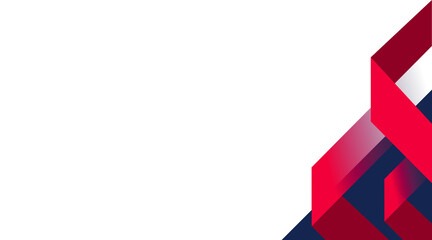 Obraz premium Gradient Geometric Corner Design with Clean Shapes for Modern Web Banners, Presentations and Graphic Projects