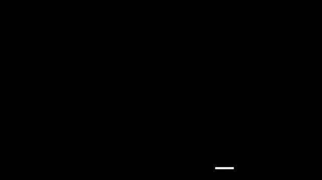 Straight lazer line color white on black background