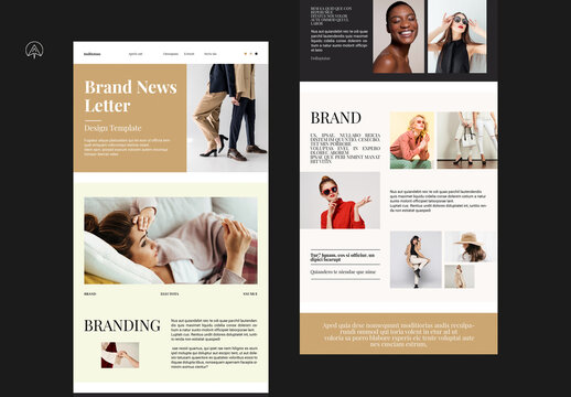 Brand News Letter Template