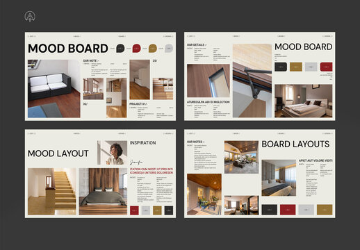 Mood Board Design Layout