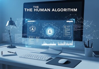 Human Algorithm Technology Interface on Computer Monitor