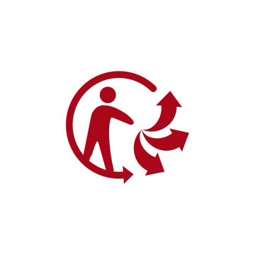 Triman circular arrows icon