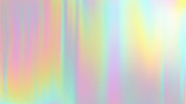 Rainbow foil background with holographic effect, suitable for website designs, online content, marketing campaigns, and thematic visuals. The shiny surface conveys fun and innovation for various appli