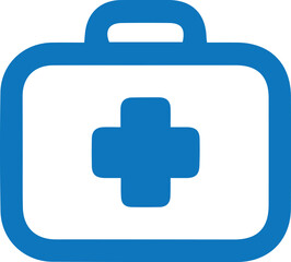 Fototapeta premium modern first aid box icon