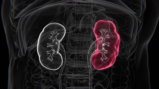 Polycystic Kidney Disease Indication Video | kidney damage in HD Video