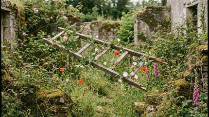 Abstract digital art background with geometric patterns and colorful gradients